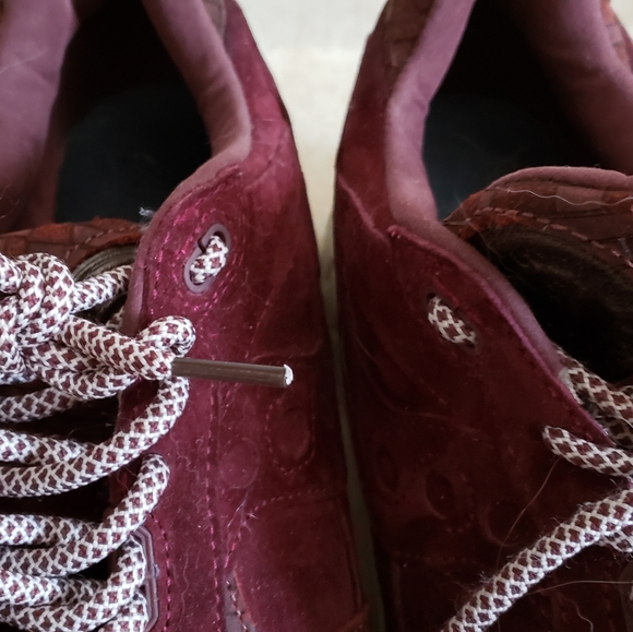 Saucony Shadow 5000 Bricks Size 9.5 Maroon - Picture 4 of 7